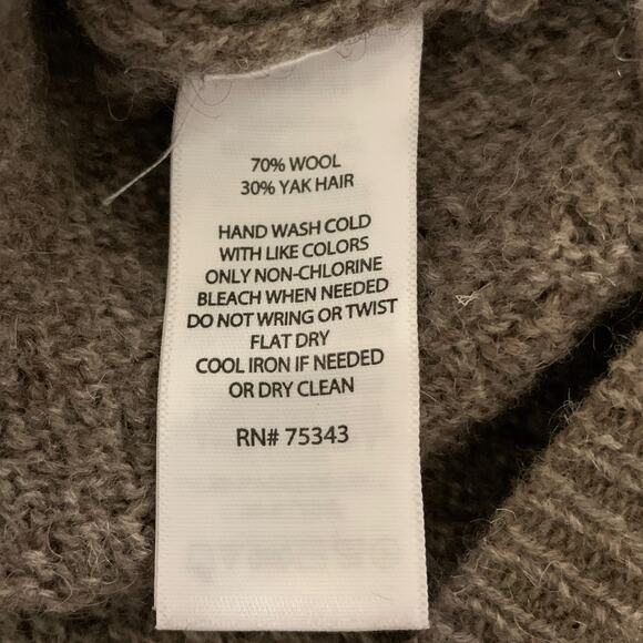 Max Studio Women's Size Medium Tunic Sweater Wool & Yak Hair Oversized pullover - Picture 8 of 8